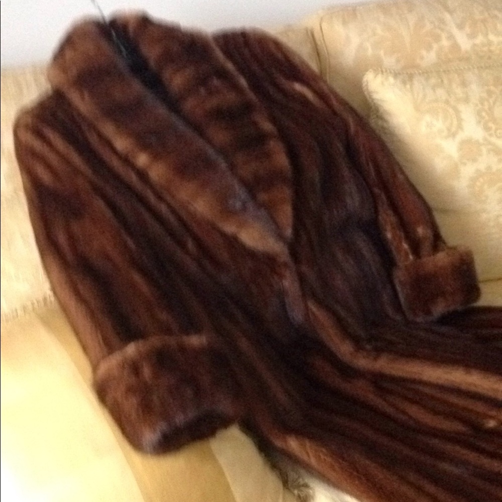 Mink Mahogany coat